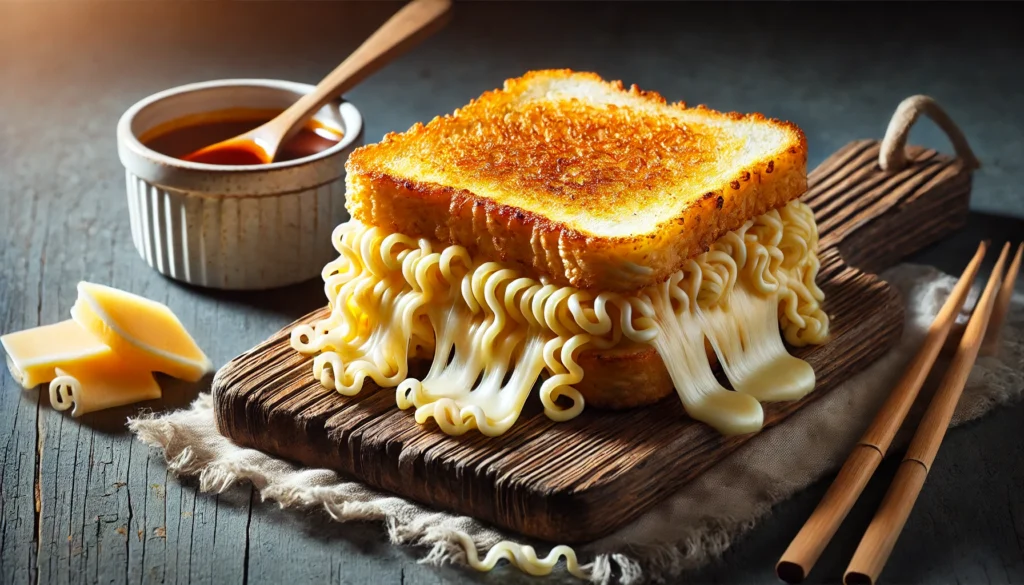  Ramen Grilled Cheese Sandwich
