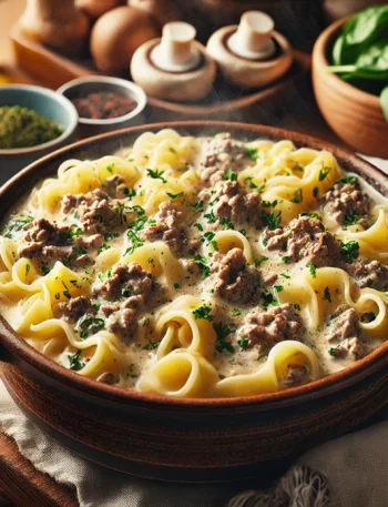 one-pot Beef Stroganoff