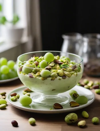 pistachio pudding recipe with grapes