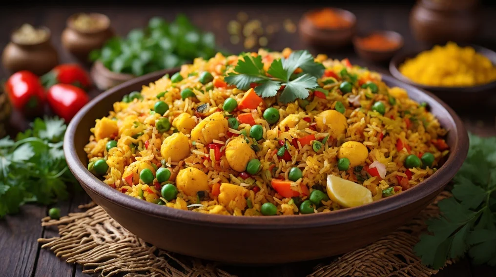 Anjappar-Style Egg Fried Rice
