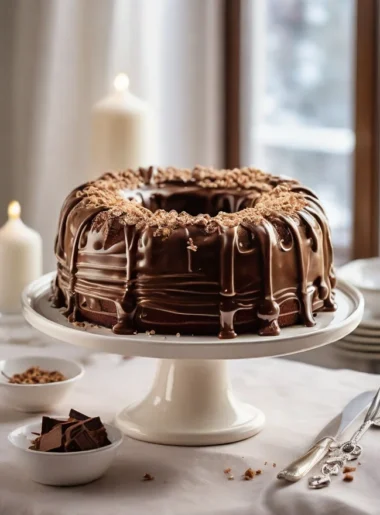 chocolate cream cheese pound cake