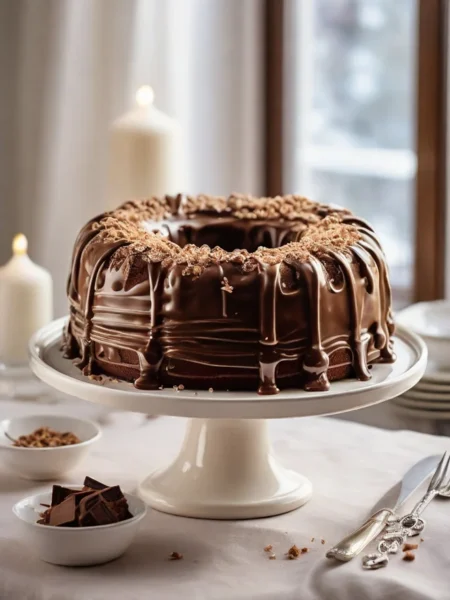 chocolate cream cheese pound cake