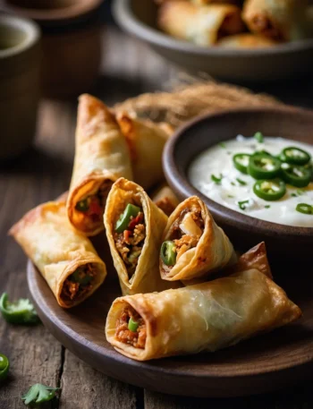 egg roll wrapper goat cheese jalapeno recipe
