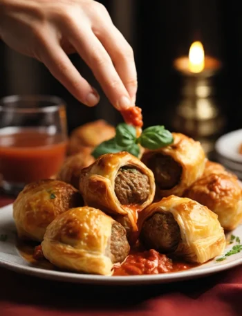 Meatball Subs on a Stick