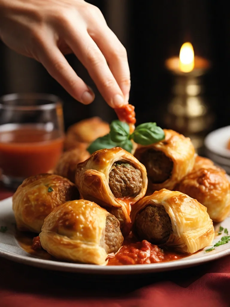 Meatball Subs on a Stick