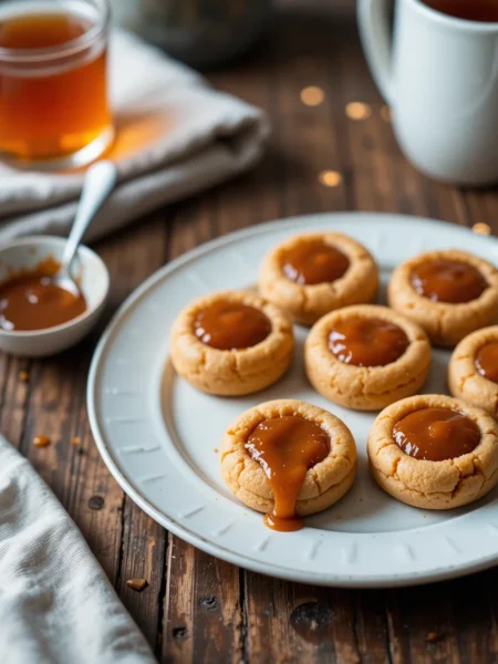 Sticky Toffee Pudding Thumbprints