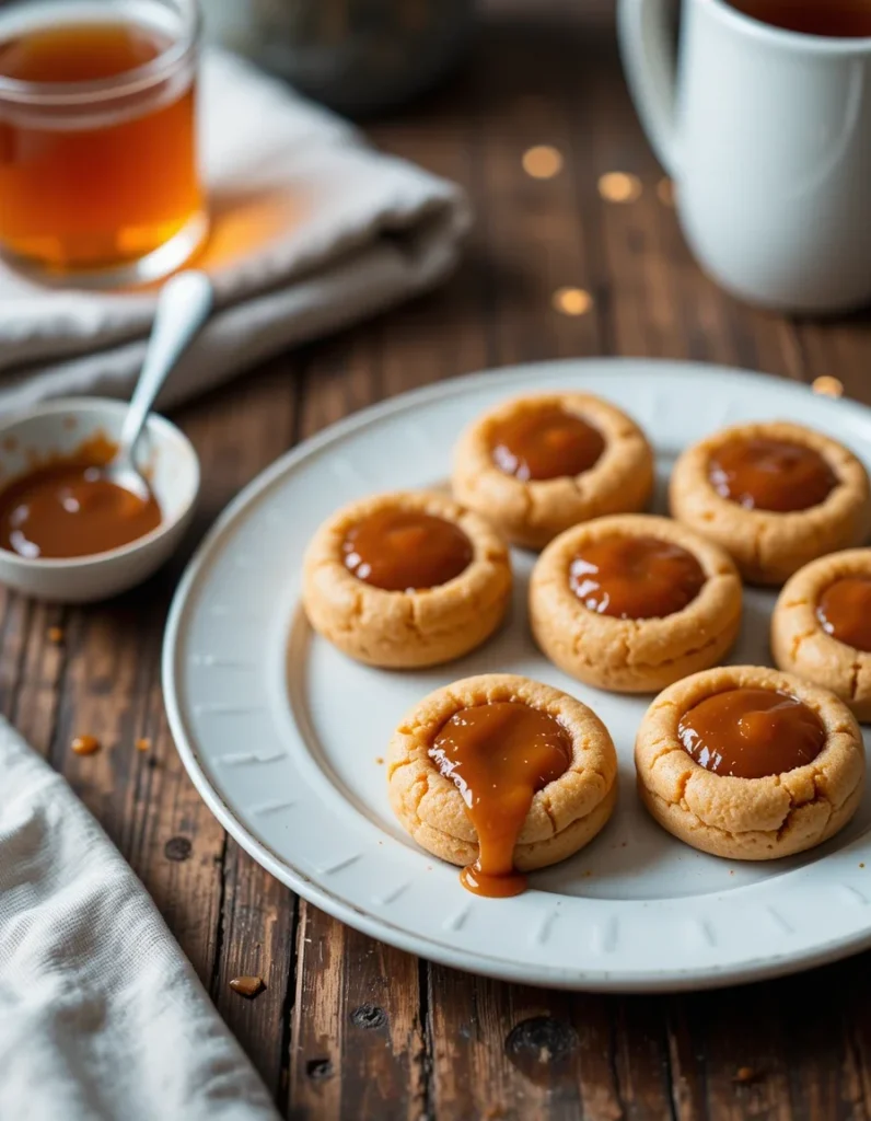 Sticky Toffee Pudding Thumbprints