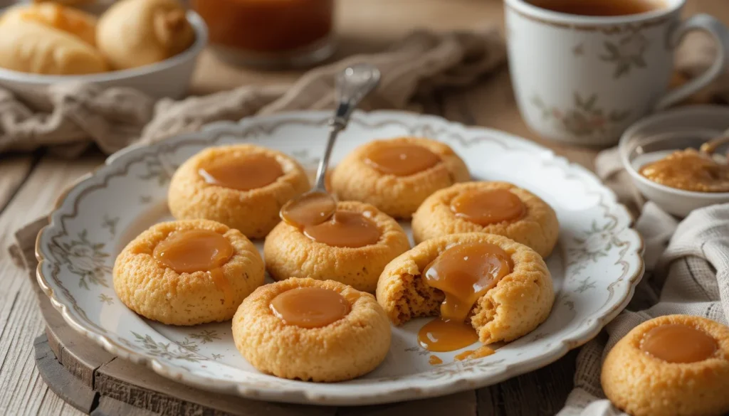 Sticky Toffee Pudding Thumbprints