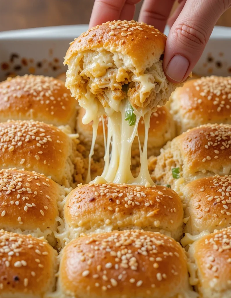 Extra-Cheesy Chicken Sliders