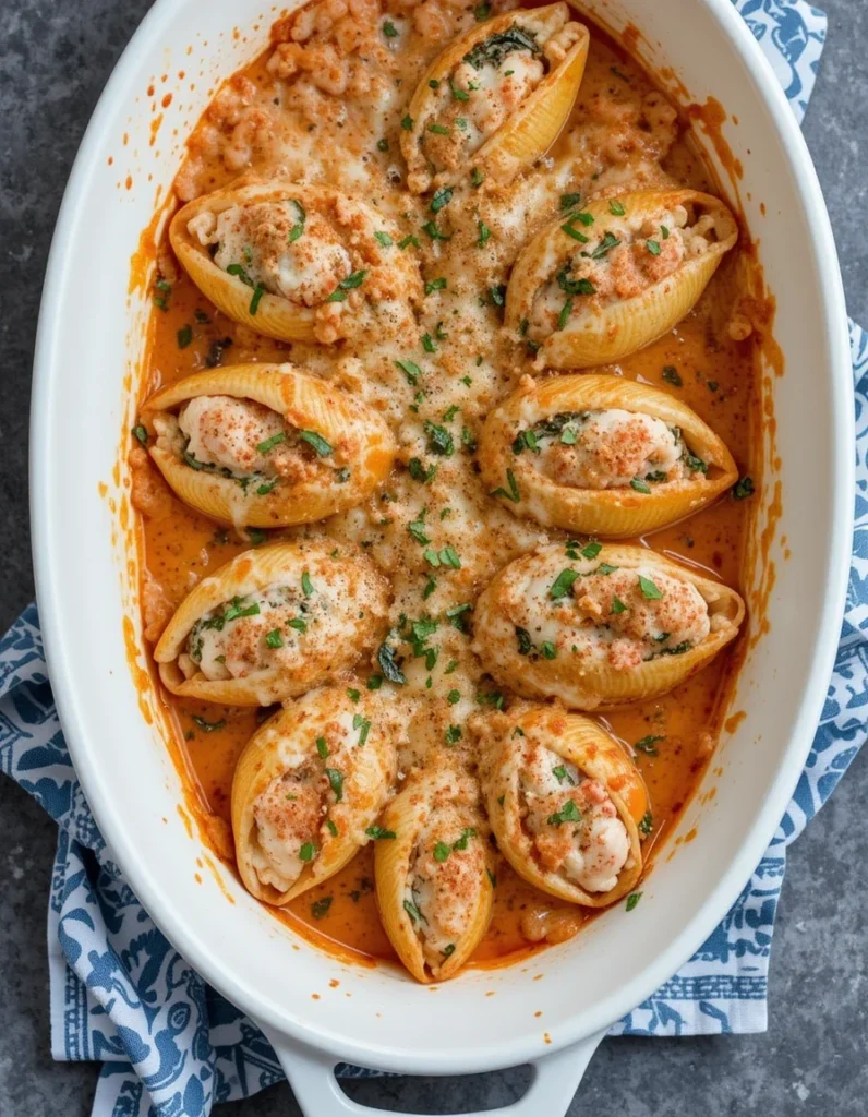 Lobster Stuffed Pasta Shells