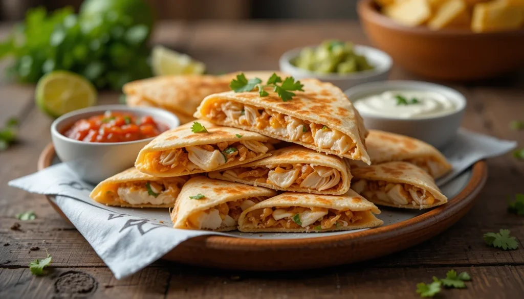 Mini Chicken Quesadillas