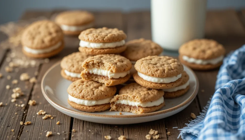 Mini Oatmeal Cream Pies 